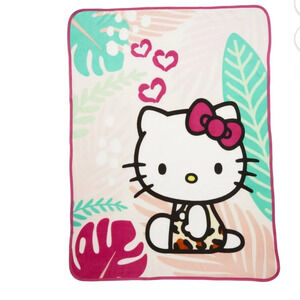 Hello Kitty Welcome to the Jungle Throw